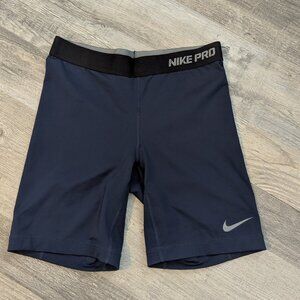 Nike Pro Short - size M, navy blue